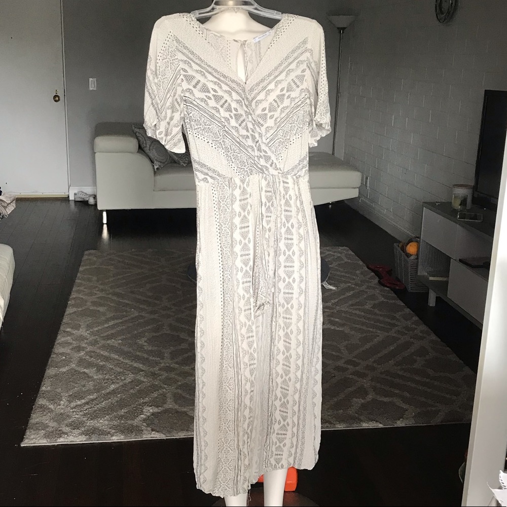 Pull & Bear Boho Romper Dress